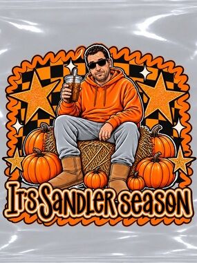 Orange Graphic DTF transfer